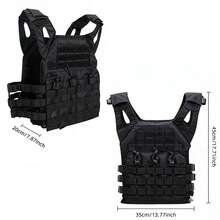 Vest With Adjustable Straps And High-Resistance Drawstrings - Black - View 2