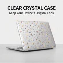 2 Pieces Clear Full Coverage Hard PC Protective Case Compatible For MacBook/Matebook, Crystal Transparent Anti-Scratch Anti-Bump Slim Laptop Shell Compatible With 13 Neo/13.3 Air/13.3 Pro/13.6Air/14.2 Pro/15Air/16.2Pro/D16/14 Ultra - View 1