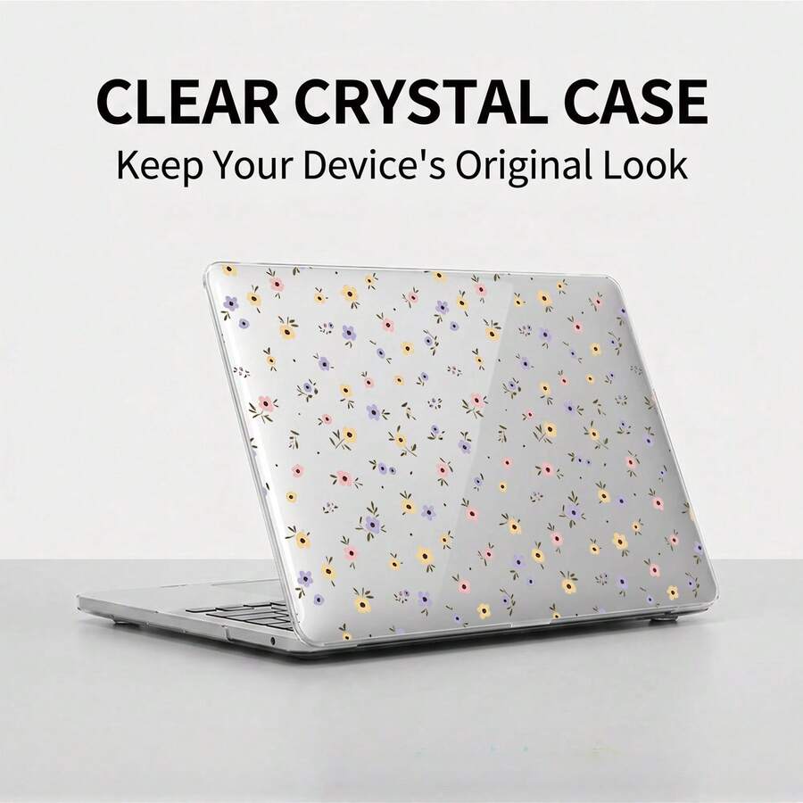 2 Pieces Clear Full Coverage Hard PC Protective Case Compatible For MacBook/Matebook, Crystal Transparent Anti-Scratch Anti-Bump Slim Laptop Shell Compatible With 13 Neo/13.3 Air/13.3 Pro/13.6Air/14.2 Pro/15Air/16.2Pro/D16/14 Ultra - View 1