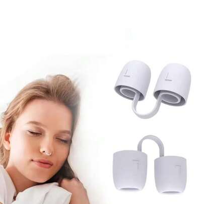 1 Set Of 3 Silicone Nose Dilator Clips - Reusable Nasal Breathing Aid Device, Improves Airflow And Sleep Comfort, Relieves Snoring