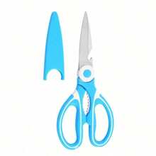 1pc Stainless Steel Kitchen Bone Clipper, Multifunctional Food Clipper, Can Be Used To Cut Vegetables, Clip Walnuts, Bottle Opener, Equipped With Protective Cover, A Good Kitchen Assistant - Multicolor - View 10
