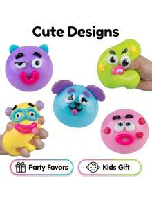 Squishy Smuhers Baru - Smuhers Dog Face Swap Squishy, Lembut, Lambat Mengembang, Pereda Stres untuk Mengurangi Stres & Kecemasan, Mainan Sensori Wajah Anjing Lucu untuk Orang Dewasa Pereda Kecemasan - MultiWarna - View 2
