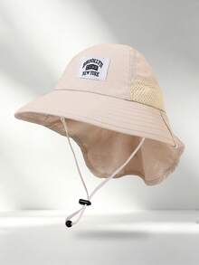 1 Buah Topi Ember Jala Warna Polos untuk Anak-anak, Topi Pelindung Matahari untuk Liburan Pantai, Cocok untuk Bepergian dan Bermain, Usia 8-16 Tahun - Logo mobil - Versi perempuan - View 6