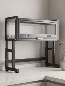 Super life Escurridor de fregadero - Estante de almacenamiento de cocina con tapa, estante para cubertería, estante para tabla de cortar - Estante de almacenamiento de fregadero moderno que ahorra espacio en la cocina. - Multicolor - Ver 5