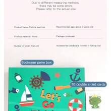Magnetic Multi-Function Fishing Word Puzzle Game, Children Animal Early Education Cognitive Educational Parent-Child Puzzle Toy - Multicolor - View 12