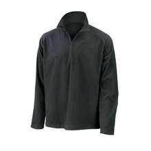Result Mens Core Micron Anti-Pill Fleece Top - Black - View 2