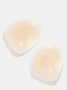 vfvQueen 1 Pair Ultra-Thin Solid Silicone Breast Lift Tape, Invisible Seamless Water Drop Lifting Breast Pads - Apricot - View 7