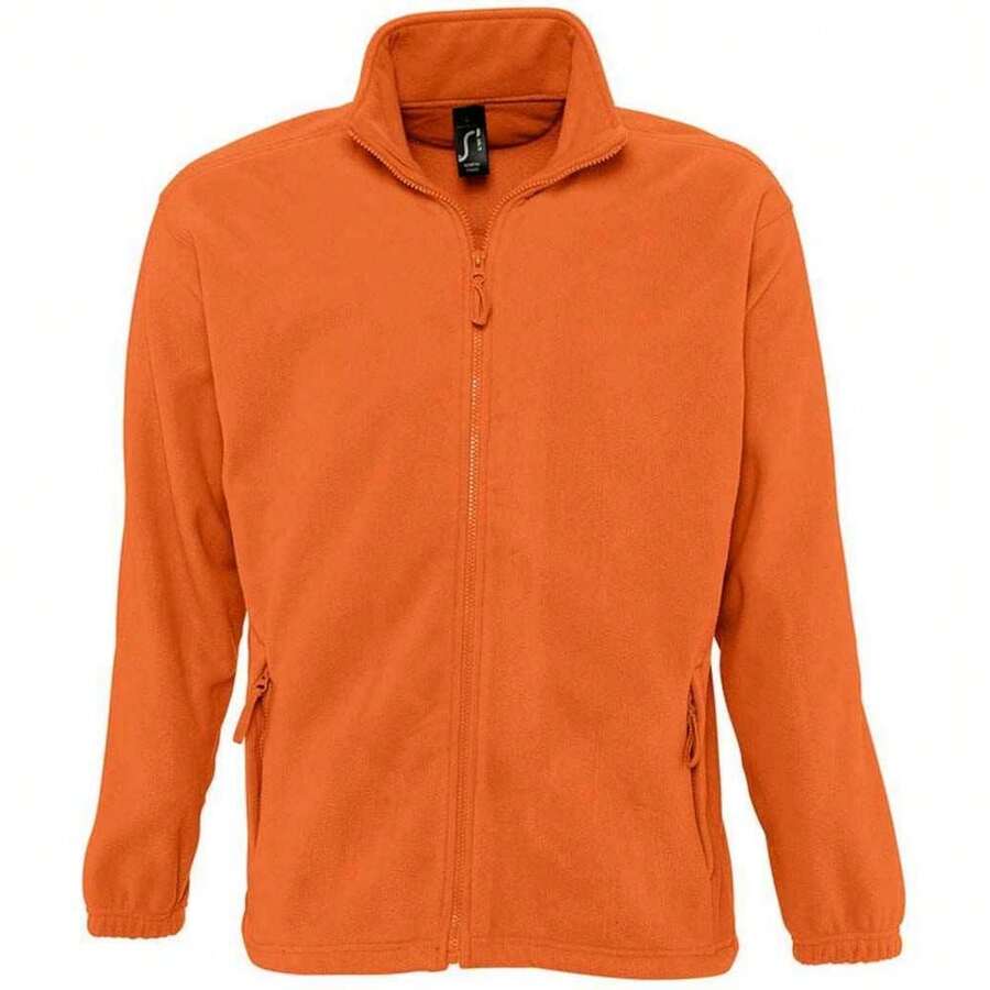 SOLS Unisex Adult North Fleece Jacket - Orange - View 1