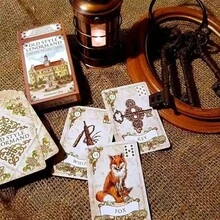復古風 38 張英文版 Lenormand 房屋塔羅牌 - 彩色 - 查看 6