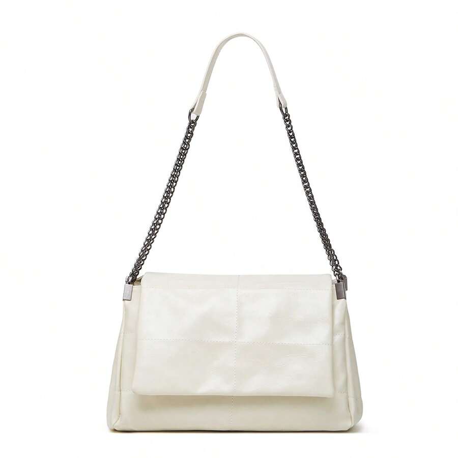 Fashionable Versatile Minimalist Chain Underarm Bag