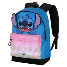 Lilo Y Stitch حقيبة مدرسية ديزني ستيتش، 44 سم، 31x18x44 سم، حجرة رئيسية وجيب أمامي بسحاب، أحزمة كتف مبطنة، مقبض علوي، للأطفال - الخيار 10 - مشاهدة 3
