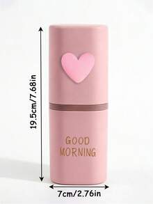 Customizable Name Text 3D Heart Travel Toothbrush And Toothpaste Storage Box, Pink 3D Heart Print Portable Toothbrush Storage Tube, Compact All-In-One Dust-Proof Cup With Lid, Suitable For Commuters, Students, Couples, Business Travelers, Short-Trip Travelers And Gift Customization Buyers, Short-Term Business Trips, Outdoor Travel, Campus Dorm Life, Hotel Stays, Home Use For Toothbrush And Toothpaste Storage, Compact Size Takes Up Little Luggage Space - Multicolor - View 11
