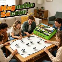 New Magnetic Soccer Game, Desktop Parent-Child Interactive Toy, Logical Thinking Training Tool, Competitive Educational Board Game, Party, Holiday, Festival Atmosphere Enhancing Mini Game - Multicolor - View 1