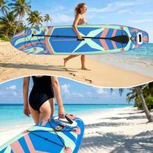 Stand Up Paddling Board 305cm Adults Inflatable Stand Up Paddle With All Accessories, For All Skill Levels, 200kg Load Capacity For 2 People - 青藍色 - View 4