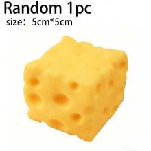 Squishy,Simulated Cheese Kneading And Squeezing Toy, Slow Rebound Toy, Suitable For Children's Party Gifts, Party Prizes, Novel Slow Rebound Toys, Gift Bag Fillers, Classroom Rewards, Holiday Party Gifts - Multicolor - View 12