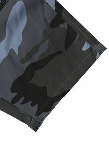 Hidkat Women's Casual Capris Cargo Camouflage Pants With Drawstring Waist, Lightweight And Breathable For Summer Outdoor Activities And Daily Wear - Grey - View 6