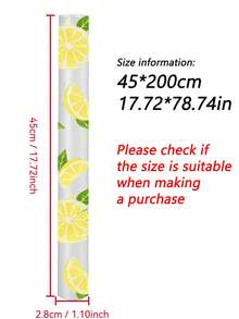 1 Roll Lemon Pattern Shelf Liner, Polka Dot Cabinet Liner, Flat Non-Slip Effect, Non-Adhesive Drawer Mat, EVA Waterproof Refrigerator Liner, Easy To Cut Cabinet Liner, Suitable For Shelves, Tables, Cabinets, Kitchen And Shelf Mats. - View 17