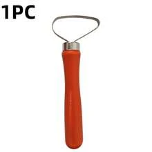 Bộ dụng cụ khắc đất sét vòng tròn 10/1 món, thép không gỉ, bộ dụng cụ tỉa vòng lặp, cán gỗ, dùng cho gốm sứ và điêu khắc - Nhiều màu - Xem 6