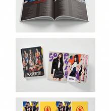 80頁禮品雜誌藝術書 Katseye 專輯 Beautiful Chaos K-POP 明星周邊收藏書，附迷你卡、貼紙、明星相簿 - A - 查看 7
