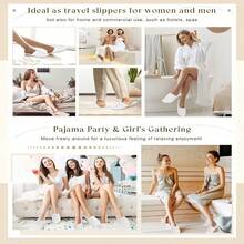 Disposable Slippers 5/10/20 Pairs Closed-Toe Bathroom Slippers Suitable For Home, Guests, Hotel Wear, Affordable Price SP - A - View 3