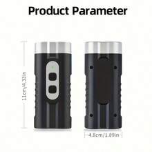 Rechargeable LED Ultrasonic Bark Deterrent, Ultrasonic Dog Repeller, One-Button Handheld Dog Repeller, Portable Dog Training Aid, Indoor And Outdoor Behavior Correction, Dog Trainer, Ultrasonic Bark Deterrent, Handheld Dog Repeller And Trainer, Dual-Light Bark Deterrent Tool, Harmless Pet Trainer - Multicolor - View 16