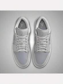 Men's AIR JORDAN 1 LOW SE Low-Top Sports Casual Shoes IO2049-100 - Grey - View 6