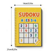 Sudoku Puzzle Practice Book, Fillable Logic Number Grid Brain Teaser Activity Manual, Colorful Cover, Develops Focus, Critical Thinking And Problem Solving Skills, Suitable For Learning At Home, Classroom, Travel And Other Quiet Environments Back To School - Sudoku - View 3