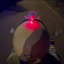 風力發光飛機裝飾品 LED 發光風車裝飾貼紙，適用於汽車、摩托車和電動自行車 - 彩色 - 查看 8