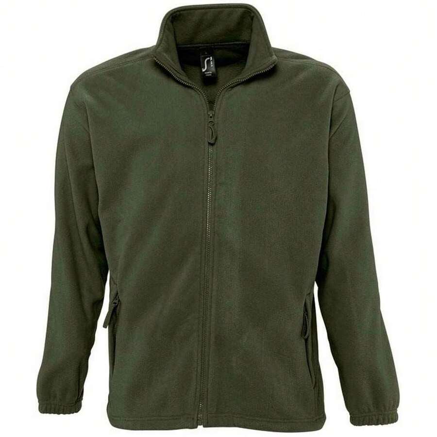 SOLS Unisex Adult North Fleece Jacket - Army - View 1