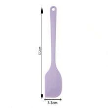 4pcs/1pc Cream Scraper Silicone Material Mayonnaise Small Scraper, Butter Scraper Baking Tool, Silicone Scraper, Heat-Resistant Non-Stick Small Scraper, Easy To Clean, Suitable For Home, Restaurant, Dessert Shop, Kitchen Baking Tool Set - Multicolor - View 11