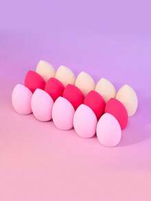 6/15/21pcs Makeup Sponges, Foundation Blending Makeup Sponges, Suitable For Liquid, Cream And Powder Products For Flawless Application, Multi-Color Makeup - Multicolor - View 3