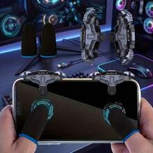 Multifunctional Mobile Game Controller Accessory, Smartphone Game Controller Trigger Buttons - Sensitive Shooting Target Keys, Six-Finger Flexible Control, Smooth Operation, Enhance Your Gaming Experience - Ideal Choice For Mobile Gamers Seeking Precise Control. - Multicolor - View 6