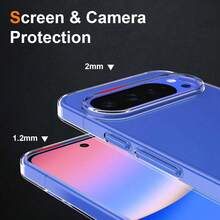 适用于 Pixel 10 / Pixel 10 Pro 的透明软硅胶手机壳，1 件装。柔韧贴合的透明 TPU 硅胶材质，适用于 Pixel 10 / 10 Pro / 10proxl / 6 / 7 / 8 / 9 / 9A 手机。超薄设计，握感舒适，防震保护。 - 無色 - 查看 3