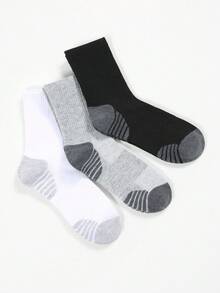10 pares de calcetines deportivos para hombre, malla transpirable, absorción de humedad y resistencia al olor, adecuados para fitness, correr, senderismo al aire libre, fútbol y otros deportes - Multicolor - Ver 7