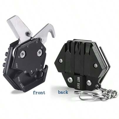 Coin Knife Multi-Function Outdoor Mini Folding Knife, Mini Pocket Outdoor Folding Knife, Sharp Portable Pocket Pendant Neck Key Coin EDC Tool, Fruit Knife, Creative Tool EDC Portable Small Tool, Survival Tool
