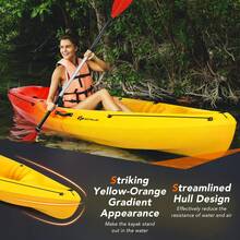 Sit-On-Top Kayak, 10.2ft Portable Recreational Kayak - Default Title - View 2