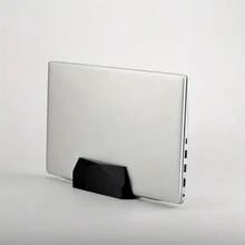 極簡幾何筆電支架－可攜式垂直支架，適用於 MacBook Pro（最高 17mm）及所有筆記型電腦，省空間的辦公室與居家桌面收納架 - View 6