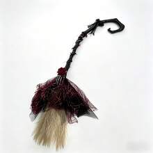 2026 Halloween Witch Hat Women's Gothic Handmade Bowknot Fleece Lace Lolita Ladies Wizard Hat - Multicolor - View 10