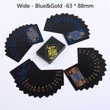 1 Set Waterproof Playing Cards, Plastic PVC Material, One Deck Of Playing Cards, Christmas Gift Playing Cards, Halloween Gift, Thanksgiving Gift, Game Gift, High Quality. Creative Personalized Non-Fading Playing Cards Black PVC Waterproof Playing Cards. Party Game And Activity Supplies. Holiday And Party Supplies. - Multicolor - View 14