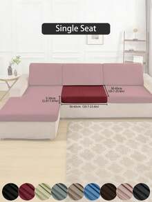 Travel Camper Special Milk Silk Sofa Slipcover 1Pc, Multi Color All Season Dustproof Stain Resistant Anti-Scratch Couch Cover Machine Washable For RV Living Room Bedroom - Multicolor - View 42