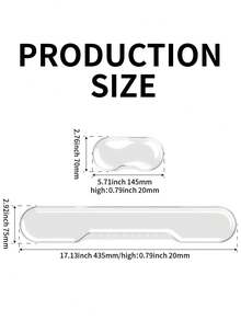 1 Set Crystal Clear Wrist Rest, Suitable For Mouse Pad, Keyboard Palm Rest, Wrist Support Pad, Cool And Comfortable - View 11
