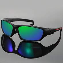 Men Sport Polarized Fashion Glasses Blue Mirror Lens Lightweight TR Frame Windproof Shades For Cycling Fishing Driving Outdoor Sports Eyewear - Multicolor - View 9