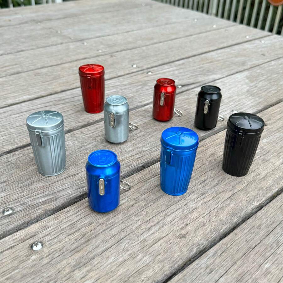 Cabin puff 1pc Portable Ashtray, Suitable For Outdoor Use, Artistic Design, Multiple Colors