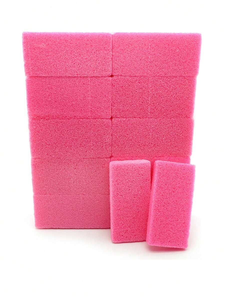JEARLYU 2/3/5/8/10pcs Pink Pumice Stone Foot Scrubber Foot File PU Foam Pumice Stone Cleaner Pumice Stone File Remove Foot Callus Dead Skin Brush - Pink - View 1