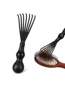 Sisir Rambut Aneka Warna, Sisir Penata Rambut Plastik Jerami Berbasis Bio, Desain Bingkai Terbuka Berventilasi Minimalis, Dengan Bulu Sikat Fleksibel, Bulu Sikat Berujung Bulat dan Pegangan Bertekstur yang Mudah Digenggam, Cocok untuk Perawatan Rambut Basah dan Kering, Cocok untuk Rambut Keriting, Bergelombang, dan Kasar, Untuk Wanita dan Anak Perempuan, Penggunaan di Rumah dan Saat Bepergian - Beraneka warna - View 13
