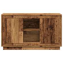 vidaXL Buffet, commode avec grand espace de rangement, meuble multifonction à 6 compartiments, buffet/commode pour salon, en bois composite de chêne clair - chêne clair - View 5