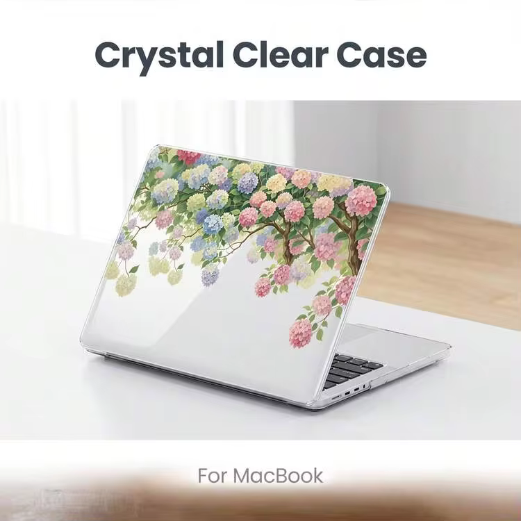 1-Piece Clear Full Coverage Hard PC Protective Case Compatible For MacBook/Matebook, Crystal Transparent Anti-Scratch Anti-Bump Slim Laptop Shell Compatible With 13 Neo/13.3 Air/13.3 Pro/13.6Air/14.2 Pro/15Air/16.2Pro/D16/14 Ultra - View 2