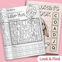 Picture Clues + Sound Prompt Letter Practice Book | Uppercase And Lowercase Letter Search And Tracing Activities, Develop Letter Recognition, Phonemic Awareness And Visual Scanning Skills Back To School - 看圖識字字母尋寶遊戲 - 查看 5