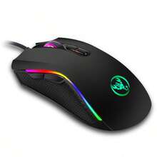 A869 HXSJ RGB Gaming Mouse, Wired Gaming Mouse With 4-Level Adjustable DPI Up To 3200dpi - View 1