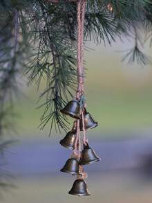 1/2 Pieces Witch Bells For Door Knob For Protection Handmade /Decorative Door Hanging Bell Witch Wind Chimes For Boho Home Room Decor, Halloween Decor, Fall Decor, Room Decor (Bees/Sun) - Multicolor - View 7